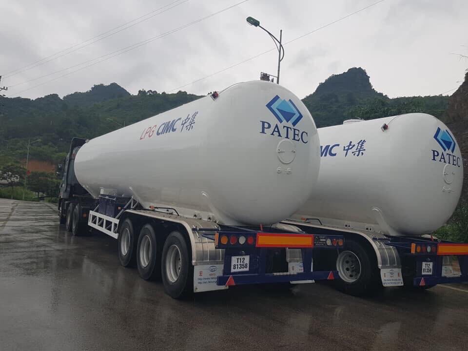 Bồn chở khí gas LPG 52m3 CIMC nhập khẩu